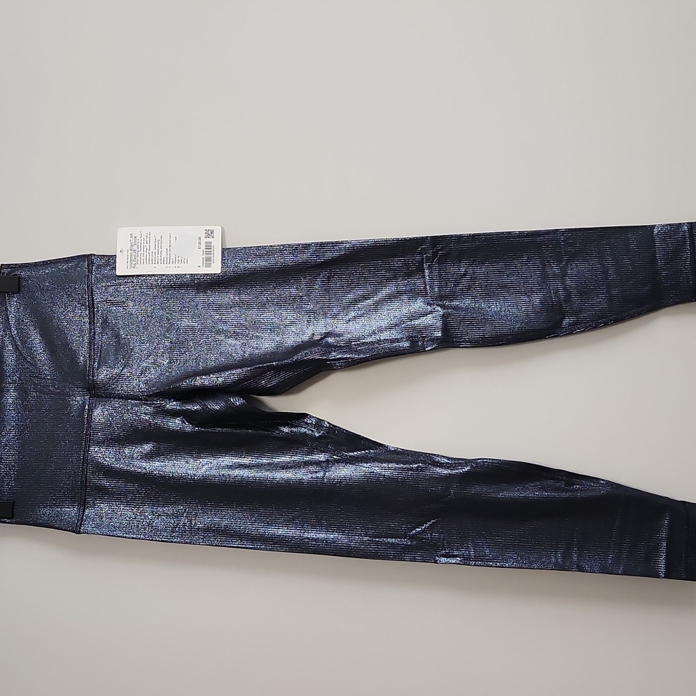 Lululemon NWT Align HR Rib Pant 28" Shine Size 8